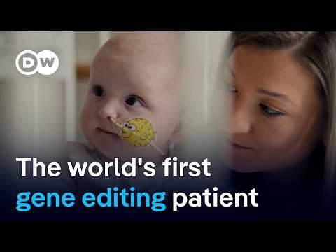Baby receives world’s first personalized gene-editing treatment | DW News