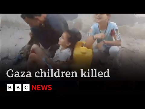 6 children reported killed collecting water in Gaza – Israel blames “technical error” | BBC News