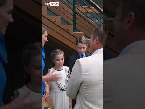 Royals arrive for Wimbledon final