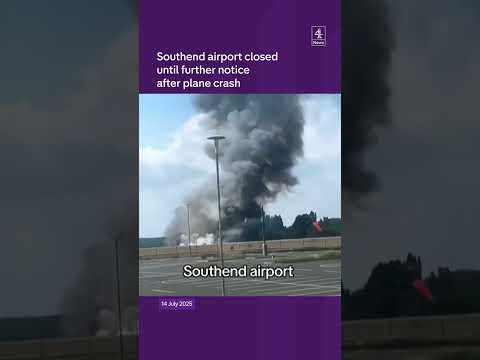 Southend airport closed after plane crash