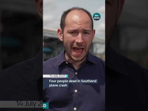 Four people dead in Southend plane crash | ITV News