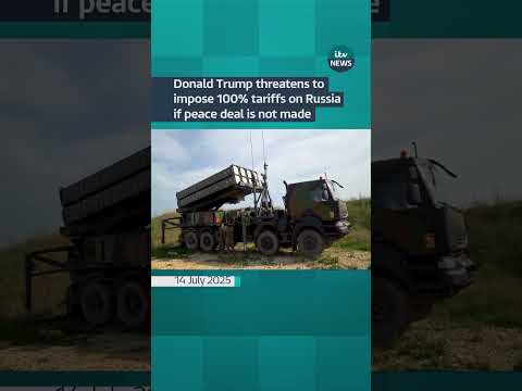 Donald Trump threatens to impose 100% tariffs on Russia if peace deal is not made