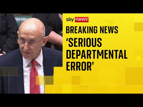 Defence secretary speaks after MoD data breach revealed