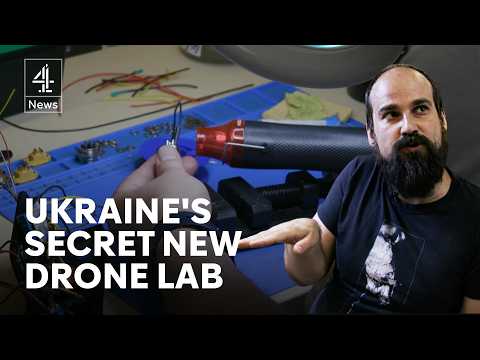 Inside Ukraine’s hidden weapons lab – will Trump’s aid help?