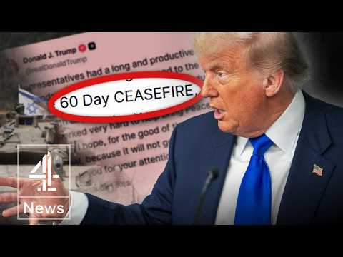 Gaza: Trump says Israel agrees ceasefire, urges Hamas to do deal