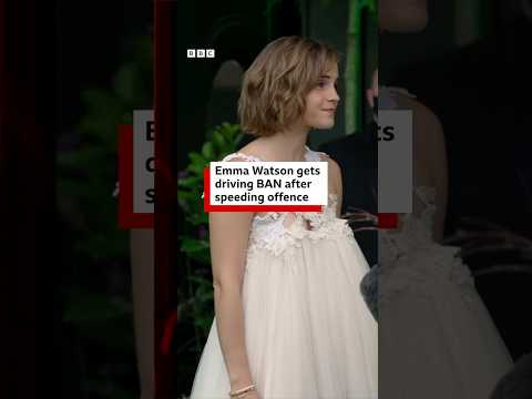 Emma Watson has been banned from driving for six months, after she was caught speeding. #BBCNews