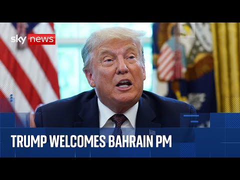 Donald Trump meeting Crown Prince of Bahrain