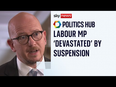 MP suspended by Labour is ‘saddened’