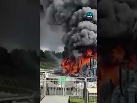 Fire engulfs main stage at Tomorrowland music festival in Belgium
