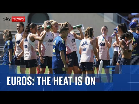 Players swelter in sizzling Switzerland ahead of Women’s Euro 2025