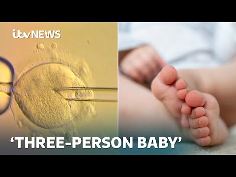 Eight babies born in UK each using three people’s DNA in groundbreaking treatment | ITV News