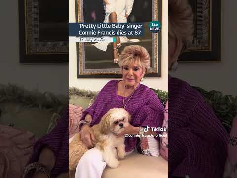 “Pretty Little Baby” singer Connie Francis has died at age 87
