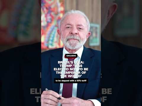 CNN Exclusive: Brazil’s Lula to Amanpour: Trump ‘Was elected not to be the emperor of the world’