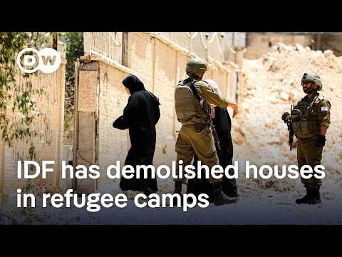 UN: Israeli military operations in the West Bank have displaced tens of thousands | DW News