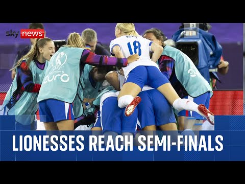 Women’s Euros: England through to the semi-finals after beating Sweden