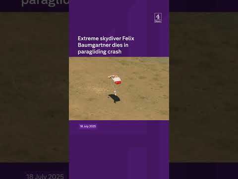 Extreme skydiver Felix Baumgartner dies in paragliding crash