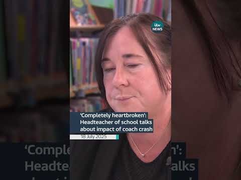 ‘Completely heartbroken’:Headteacher of school talks about impact of coach crash