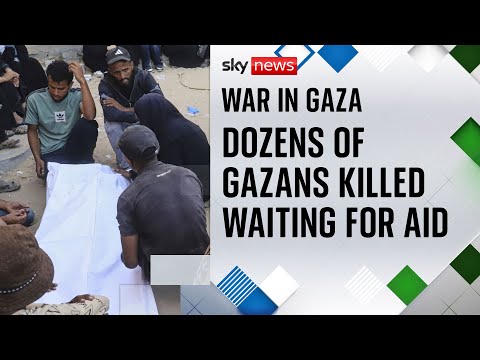 Israeli troops accused of ‘shooting at Palestinians waiting for aid’