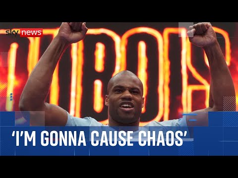 Daniel Dubois ‘ready to cause chaos in the ring’ in Usyk fight