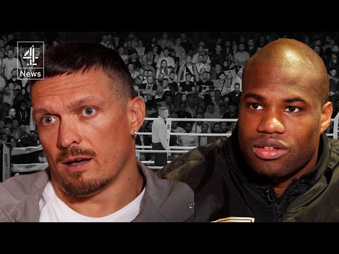 Dubois and Usyk on their heavyweight faceoff at Wembley