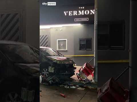 Several critically injured after vehicle ‘driven into crowd’ in Los Angeles