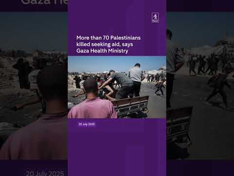 70 killed in Gaza while seeking aid