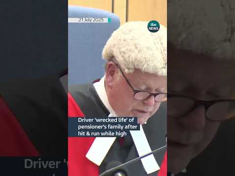 Driver ‘wrecked life’ of pensioner’s family after hit-and-run while high, judge rules | ITV News