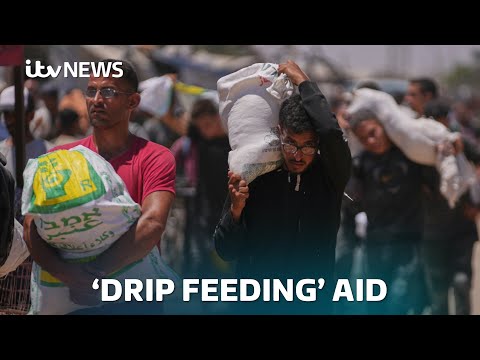 ‘Is it really justified?’ Contractor linked to US-backed aid group details chaos in Gaza | ITV News