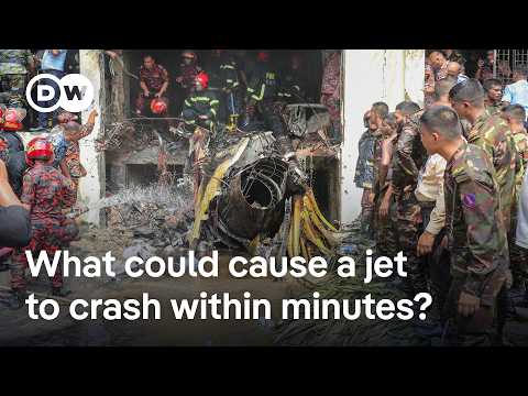 Bangladesh Air Force pilot reported a mechanical fault shortly after take-off | DW News