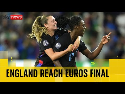 Women’s Euros: England through to the final after beating Italy