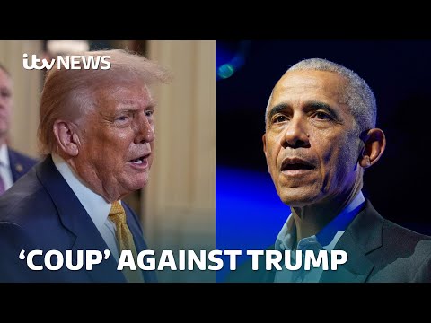 White House accuses Obama of plotting ‘years long coup’ against Trump | ITV News