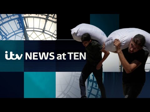 Watch Wednesday’s ITV News at Ten – as more than 100 charities accuse Israel of blocking aid to Gaza