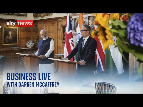 Keir Starmer signs ‘historic’ UK-India trade deal with Narendra Modi | Business Live