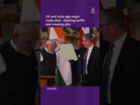 UK and India sign major trade deal