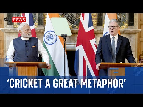 Cricket ‘a great metaphor’: Narendra Modi on UK-India relationship