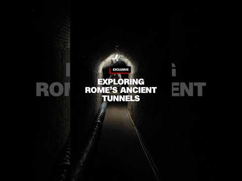 Exploring Rome’s ancient tunnels
