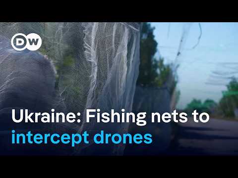 Ukrainians build low-tech defense against Russian drones | DW News