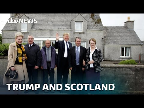 ‘Home of my mother’: Donald Trump’s links to Scotland explained | ITV News