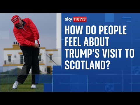 Donald Trump: How do people in Scotland feel about the US president’s visit?