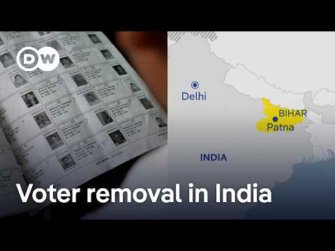 Millions face being struck off the voter lists in India’s Bihar state | DW News