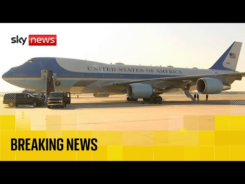 Trump departs the White House as he heads to Scotland