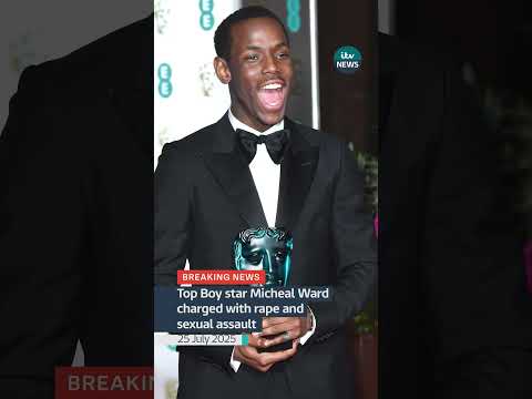 Top Boy star Micheal Ward charged with rape and sexual assault #itvnews #news