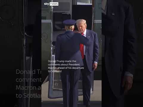 Macron’s statement on Palestine ‘doesn’t carry any weight’, says Donald Trump