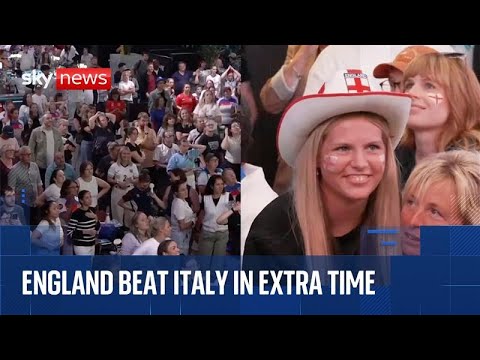 Fans watch England v Spain in the Euro 2025 final | Live from Boxpark