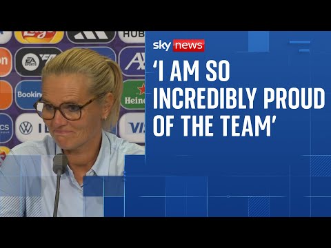 England manager Sarina Wiegman on Euro 2025 win: ‘I am so incredibly proud of the team’