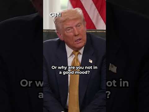 Trump say’s he’s not in a good mood ahead of EU talks