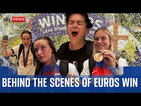Tears, pizza and gold medals: behind the scenes of Lionesses’ win