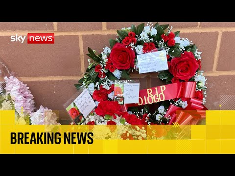 Liverpool fans lay flowers at Anfield for Diogo Jota and his brother