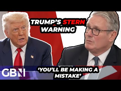 ‘Censor me and you’ll be making a MISTAKE’ – Donald Trump takes AIM at Keir Starmer over free speech