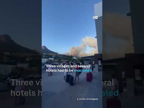 Wildfires spread rapidly on Greece’s largest island, Crete | DW News